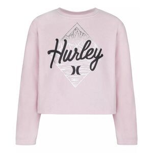 Hurley Girls' Lurex Fleece Crewneck Sweatshirt 4